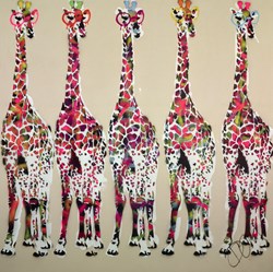Stand Tall II by Dom Pattinson - Original Painting on Box Canvas sized 56x56 inches. Available from Whitewall Galleries